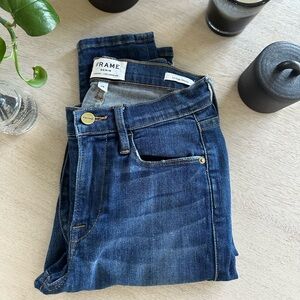 Frame Denim Women's Dark Blue Skinny Jeans